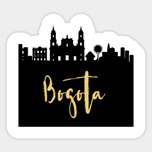 BOGOTA COLOMBIA DESIGNER SILHOUETTE SKYLINE ART Sticker